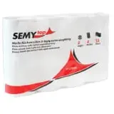 Semytop Küchenrolle, 3-lagig, weiß ST-77068 , 1 Packung = 4 Rollen à 51 Blatt