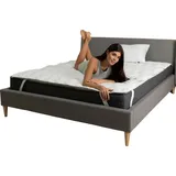 sei Design Luxus Matrazenschoner – Hygienische Komfortauflage mit Polsterung 90x200 mit 4 Gummibände