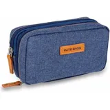 Elite Bags Kühlbeutel für Diabetiker, Farbe: Dunkler Jeansstoff, für Insulinpen und Blutzuckermessgerät