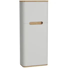 Vitra Sento Hochschrank Compact 2 Türen Türanschlag rechts 50 x 22 x 122 cm Hellgrau Matt