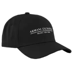 Armani Exchange für Herren. 954202CC15000020 Kappe schwarz (OSFA), Lässig, Baumwolle