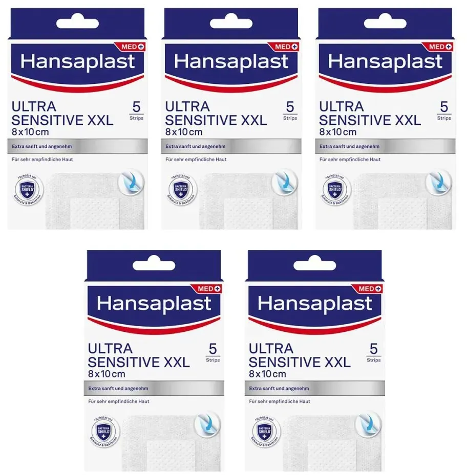 Hansaplast Ultra Sensitive Wundverband 8x10 cm XXL