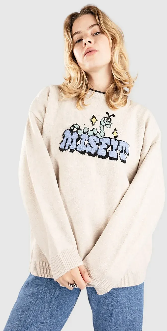 Misfit Shapes Wilber Os Strickpullover cream Gr. 6
