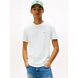 Tommy Hilfiger T-Shirt TOMMY JEANS "TJM EXTRA SLIM 3 PACK", Herren, Gr. XXL, schwarz (schwarz, schwarz night navy, ecru), Single Jersey, Obermaterial: 100% Baumwolle, slim fit normal, Rundhals, eingesetzt abgesteppte Kante, Shirts T-Shirt, Mit Rundhalsausschnitt