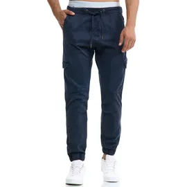 Indicode INLevi Cargohose Blau S