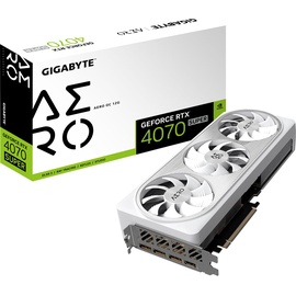 Gigabyte GeForce RTX 4070 SUPER Aero OC 12G, 12GB GDDR6X, HDMI, 3x DP (GV-N407SAERO OC-12GD)