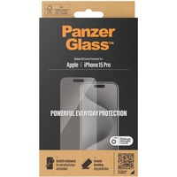 PANZER GLASS PanzerGlass TM Displayschutz iPhone 15 Pro | Classic Fit