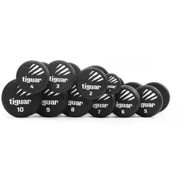 tiguar Hantel-Set 10 x 10 kg Schwarz