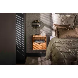 KAWOLA Hängenachtschrank FATY 2-tlg. 1 Schublade 1 x 40 x 30 cm Beige