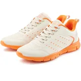 John Devin Sneaker Herren Weite M Beige/Orange 46