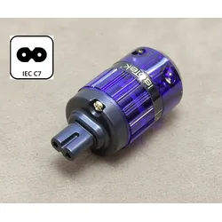 IsoTek High-End C7 IEC Eurostecker 2 polig 24kt. bis 4,1mm2 Leiter