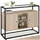 Tectake Sideboard 100 x 38 x 80,5 cm Braun