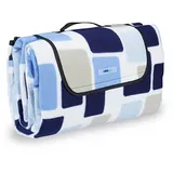 relaxdays Picknickdecke isoliert mehrfarbig 200,0 x 200,0 cm, 1 St.