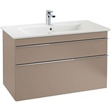 Villeroy & Boch Villeroy und Boch Venticello Waschtisch-Unterschrank A92501RH 75,3x59x50,2cm, Griff Chrom, Kansas Oak