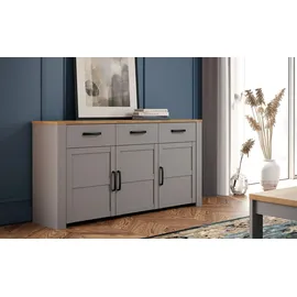 Höffner Sideboard ¦ weiß ¦ Maße (cm): B: 166 H: 87 T: 42.0