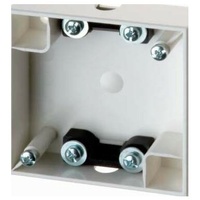 Berker 911522569 Aufbau-Gehäuse flach Aufputz, Integro Flow/Pure, polarweiß glänzend