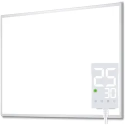 Heidenfeld Infrarotheizung HF-HP100-3, m. Thermostat, weiß, 300-1200 Watt, 10 J. Garantie (400 Watt)