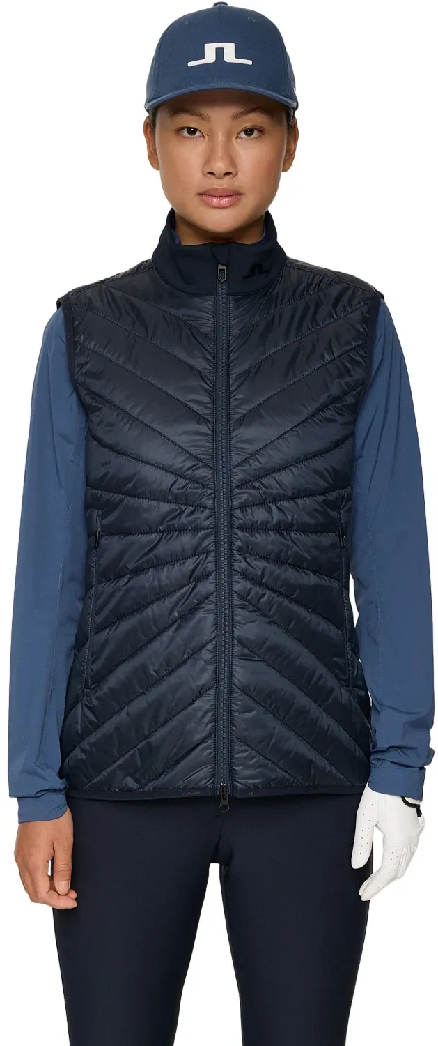 J. LINDEBERG Weste Madde Quilt Hybrid, navy