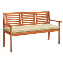 vidaXL 3-Sitzer-Gartenbank 150 x 0 x 0 cm Weiß