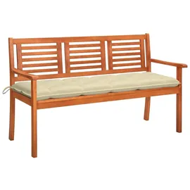 vidaXL 3-Sitzer-Gartenbank 150 x 0 x 0 cm Weiß