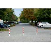 Schake Absperrpfosten Typ 476B, ortsfest, Ø 76mm, zum Einbetonieren,