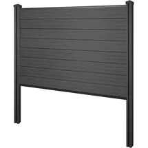 MCW Windschutz Savoie 195 cm Anthrazit WPC