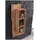 Massivmoebel24 Wandregal Akazie 50 x 22 x 147 cm Beige