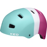 KED 5Forty Helm Kinder türkis/pink M | 54-58cm 2022 Fahrradhelm 3 colors retro girl