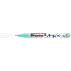 EDDING 5300 Acrylmarker Fein, Türkis, Türkis, Fein, 1 mm, 2 mm, Tinte auf Wasser