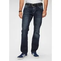 Camp David Straight-Jeans NI:CO:R611, mit markanten Steppnähten 33, Länge