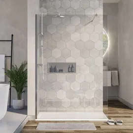 Bernstein Duschabtrennung Walk-In EX101 - Klarglas 130cm