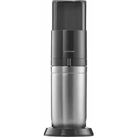 Sodastream Duo schwarz + 2 Glaskaraffen + 2 PET-Flaschen + Zylinder