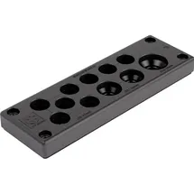Lapp SKINTOP® MULTI Version 4 Mehrfachkabeldurchführungsplatte Klemm-Ø (max.) 20 mm Plattenstärke (max.) 14 mm Polycarbonat 1 St.