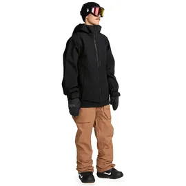 Volcom Roan Bib Overall Snowboardhose Terra Brown S