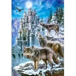 Castorland C-151141-2 Wolves and Castle,Puzzle 1500 Teile