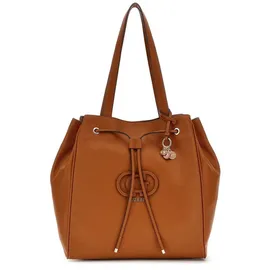 GUESS Schultertasche Calebra Drawstring Tote Cognac