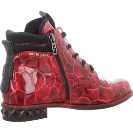 SIMEN Schnürstiefeletten Damen 31393132313330 Rot 39 EU