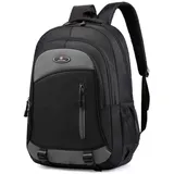 Nylon-Rucksack 15.6 Zoll-Laptop-Frauen-Mann-Rucksack wasserdichte Schultasche Für Mädchen Jungen Mochila Mujer Knapsack,Grau