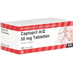 Captopril AbZ 50 mg Tabletten 100 St