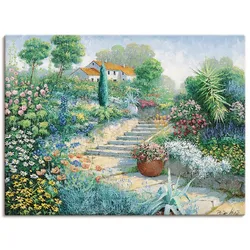 Artland Leinwandbild »Überall Blumen«, Garten, (1 St.), auf Keilrahmen gespannt Artland Farbe Bild(er): grün