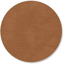 LIND DNA Glass Mat Circle ⌀ 10 cm Corduroy Nature