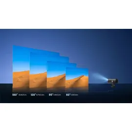 dangbei Freedo tragbarer Projektor mit Ständer Grau