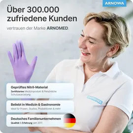 ARNOWA GmbH ARNOMED Nitril Lavender Violet - Größe S
