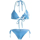 Roxy Beach Classics Tie Side - Triangle-Bikini-Set für Frauen Blau