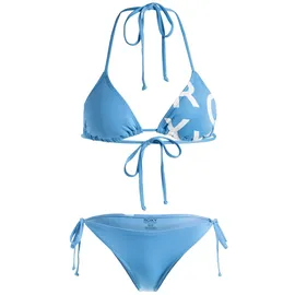 Roxy Beach Classics Tie Side - Triangle-Bikini-Set für Frauen Blau