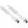 Good Connections SAT Antennenkabel - Koax Stecker an Koax Buchse - 2x Mantelstromfilter (Ferritkern), > Doppelschirmung,