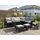 Konifera Manhatten Gartenlounge-Set schwarz