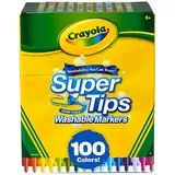 Crayola Set Mit 100 Abwaschbaren Super Tips Filzstiften - Multicolor - One Size