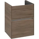 Villeroy & Boch Collaro Waschtischunterschrank 472 x 404 x 610mm, mit Beleuchtung, × Breite 500 mm##Mit LED-Beleuchtung Arizona Oak