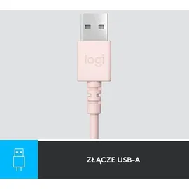 Logitech H390 USB-A Rosa